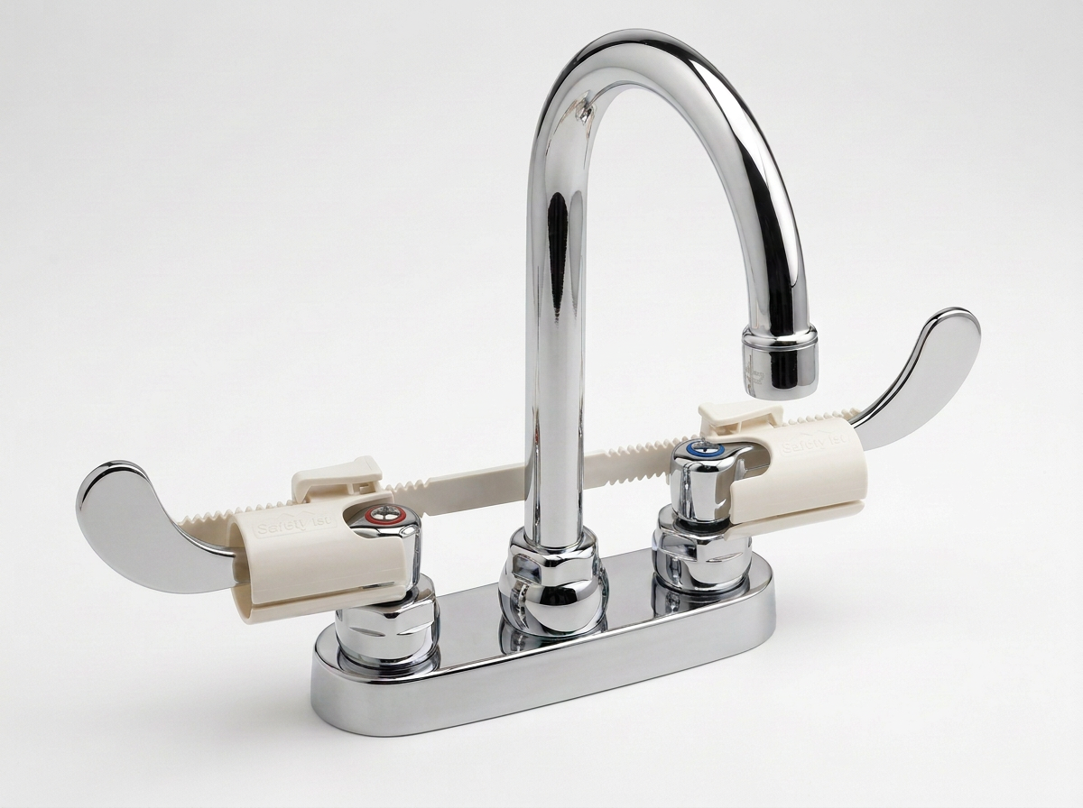 Universal Faucet Lock - Tub & Sink (child/special needs & pet proof)