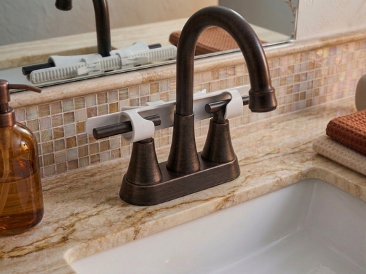 SINK - Child Proof Faucet Lock for Tub & Sink | Stop Toddlers & Pets Turning Handles | Hot Water Burn Prevention | No-Tool Installation