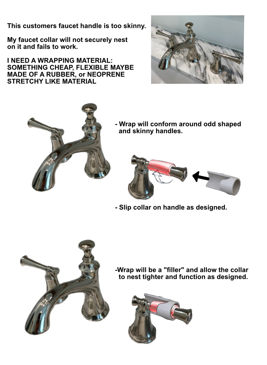 EXT.- Tub:  Faucet Handle Restraint